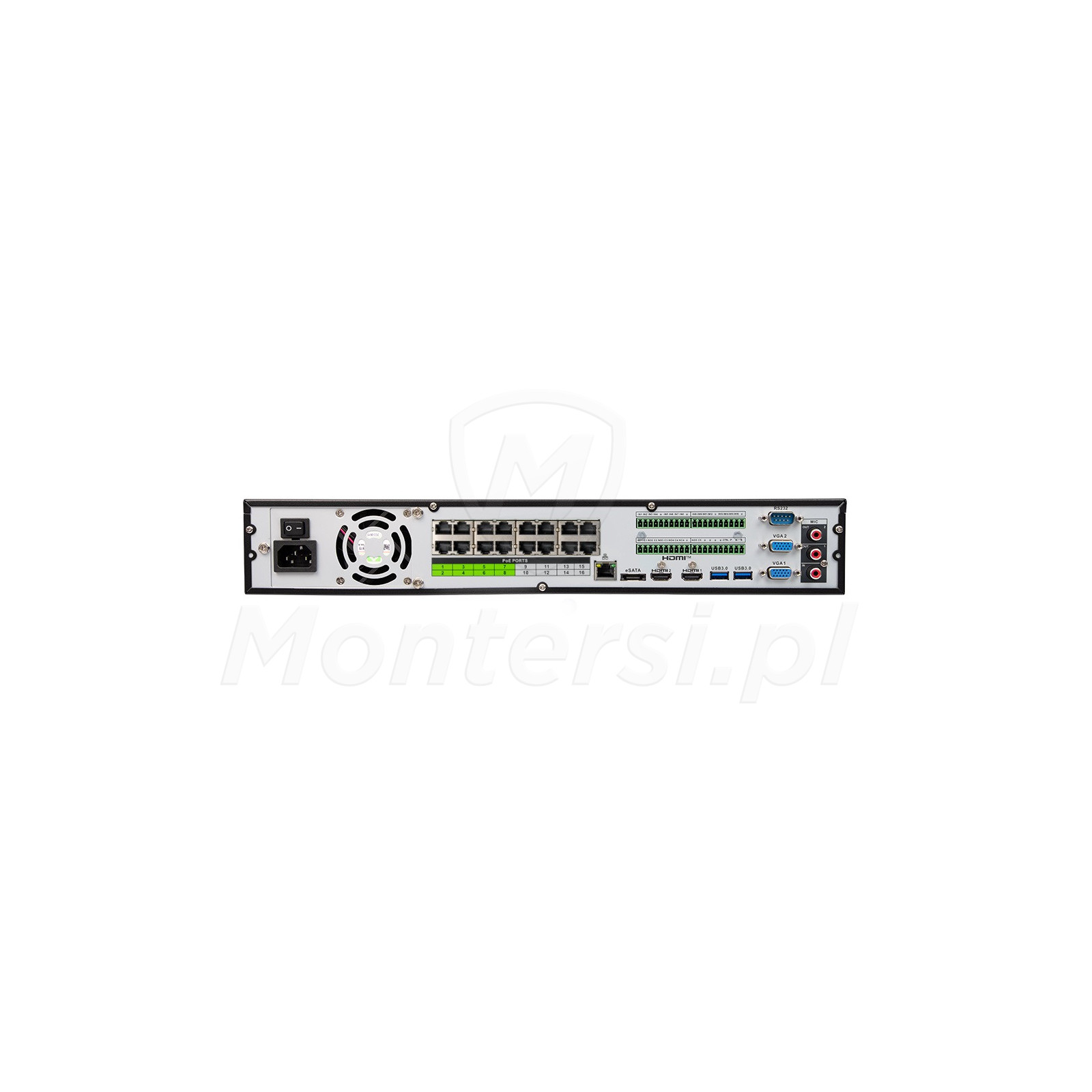 BCS L NVR1604 A 4K 16P Rejestrator IP Montersi Pl