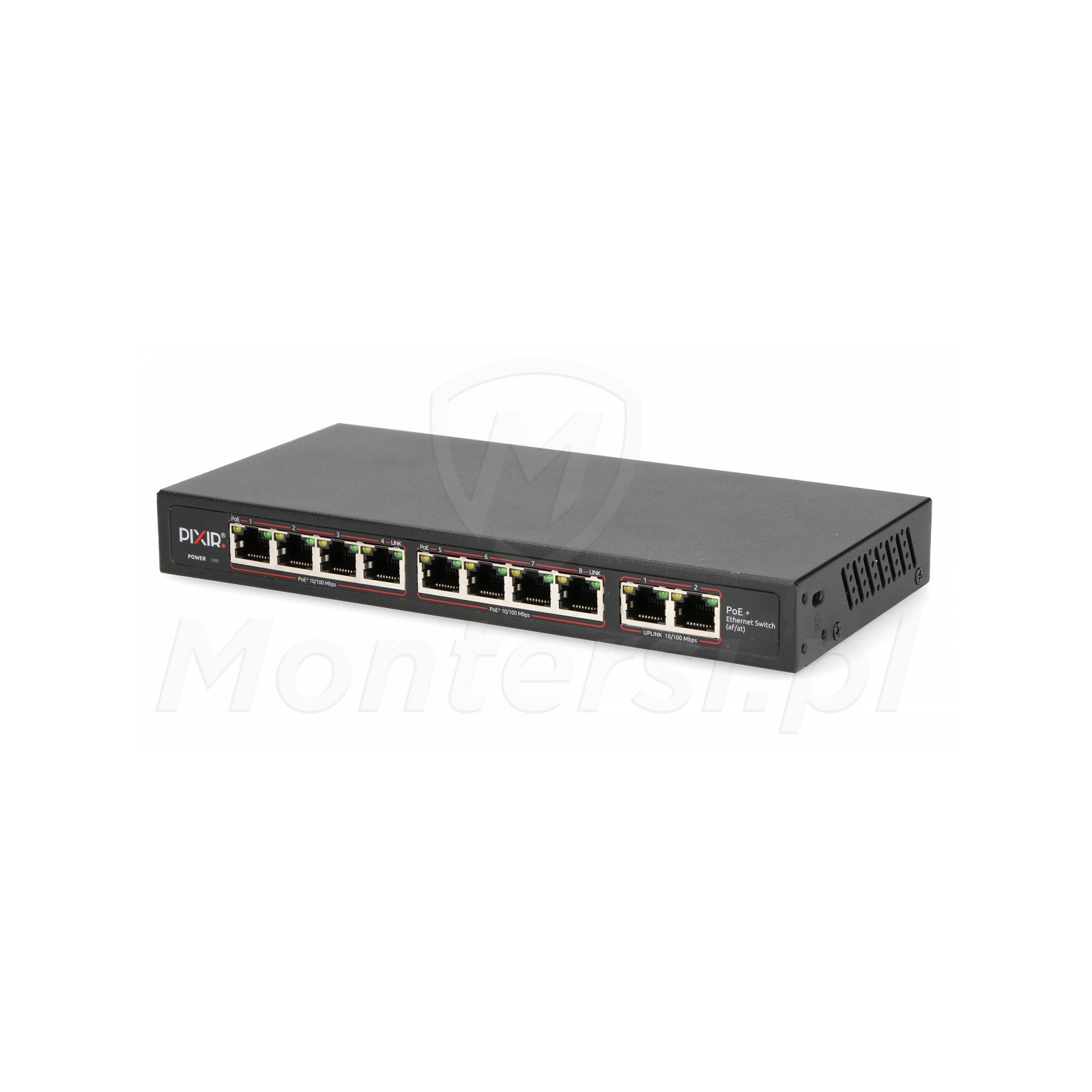 Switch PoE PIX-POE8AT-2FE