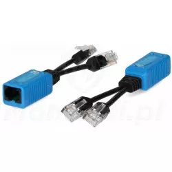 P-POE2 - Splitter 2xRJ45 (wtyk) - 1xRJ45 (gniazdo)