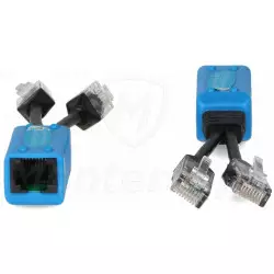 P-POE2 - Splitter 2xRJ45 (wtyk) - 1xRJ45 (gniazdo)