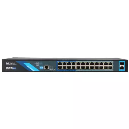 Switch PoE BCS-B-SP24G-2SFP-M