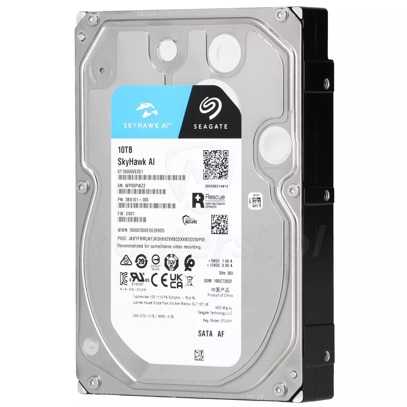 ST10000VE001 - Dysk twardy 10 TB do rejestratora