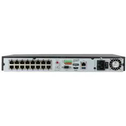 Tył rejestratora IP BCS-V-NVR1602-4K-16P