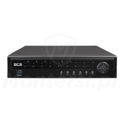 Front rejestratora IP BCS-U-NVR0162-A-4K-8P(6TB)