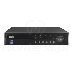 Front rejestratora IP BCS-U-NVR0802-A-4K-8P(6TB)